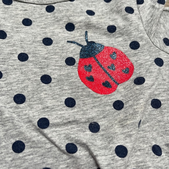 Carters. 2-piece ladybug set. Girls size 5T. - Picture 3 of 4